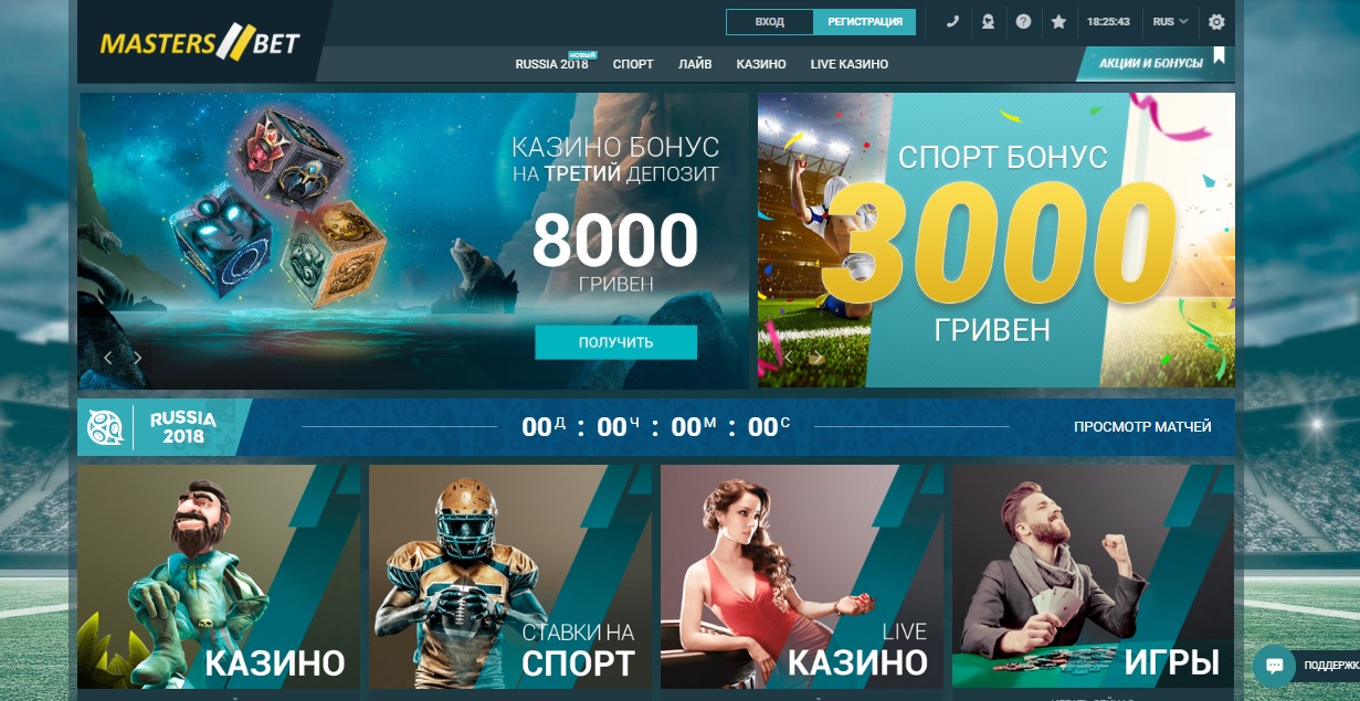 Обзор казино Master Bet